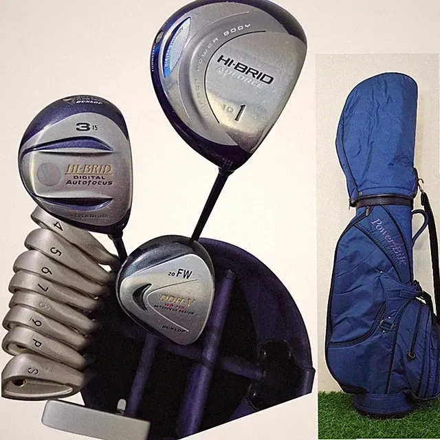 DUNROP SPORTS Men's 12-Piece Golf Club Set Flex S Right-Handed Beginner