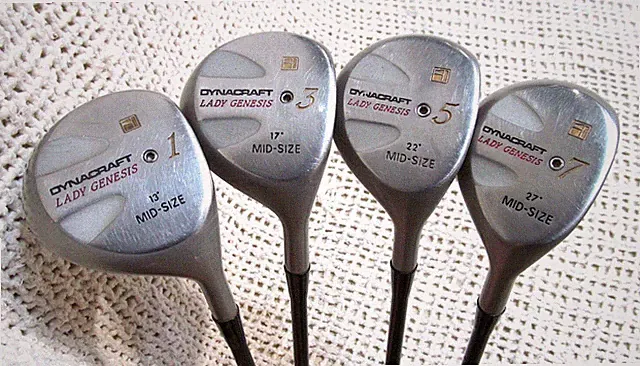 Dynacraft LADY GENESIS Mid-size (1-3-5-7) 4Pc Wood Set RH~Ladies Graphite Shafts
