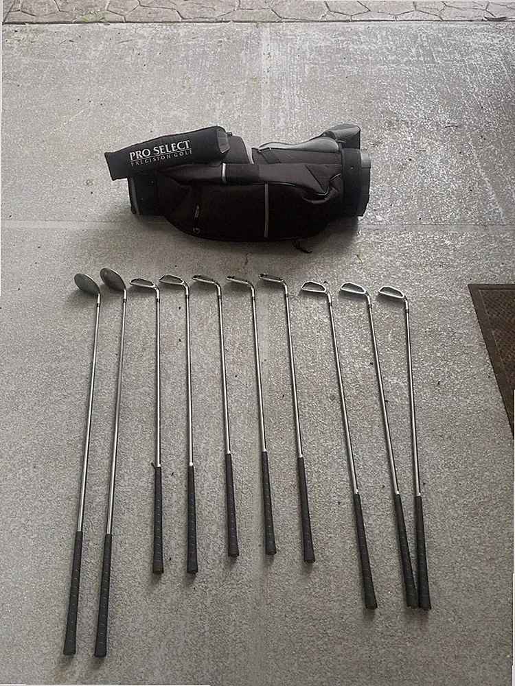 Echelon Golf Club Set 3-9 Irons Driver And Pro Select Precision Golf Bag