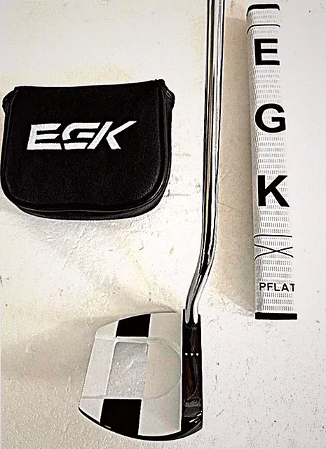 EGK STRIPES FACE BALANCED PUTTER, CHOOSE LENGTH AND EGK GRIP MODEL, FREE UPS