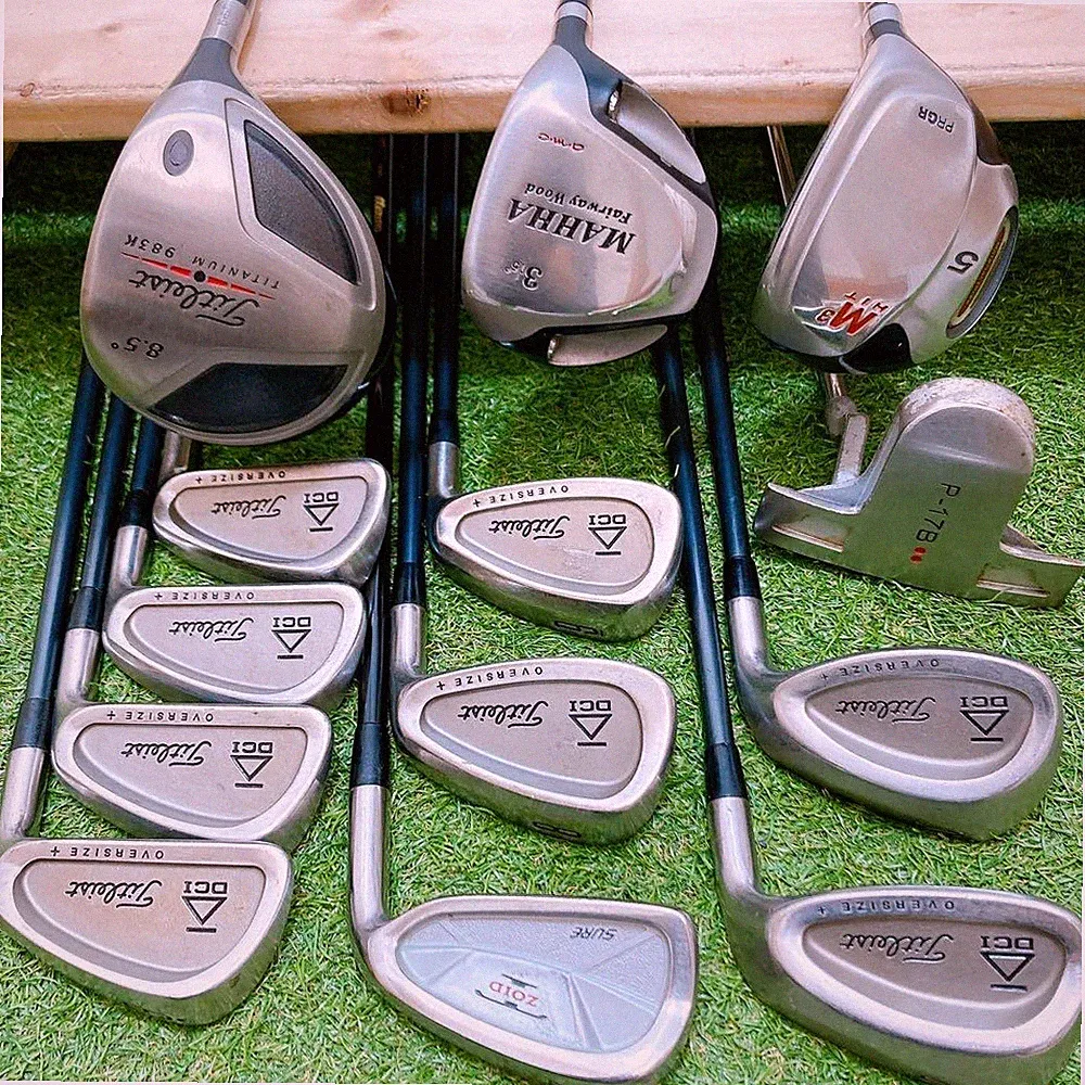 EH8 Titleist DCI 983K PRGR Mens Golf Clubs Set Beginner Right Handed 13pc