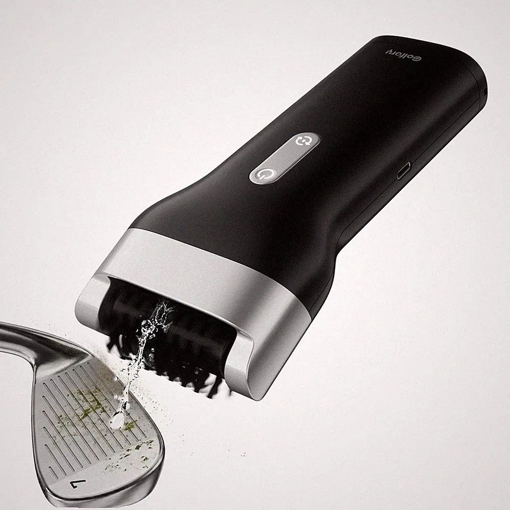 Electric Golf Club Cleaner Brush with WaterPortable Golf Brush and Groove Cle...