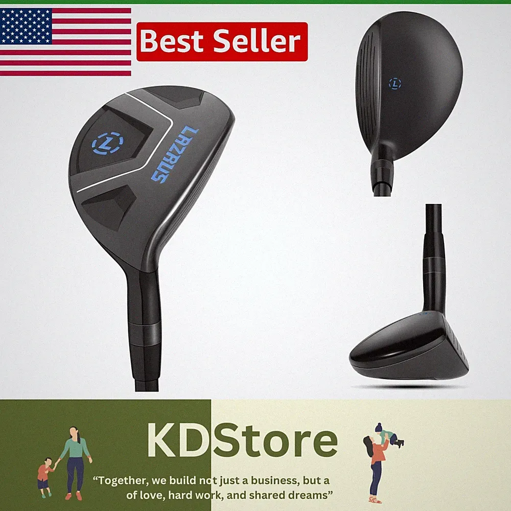 Elite Graphite Hybrid Golf Clubs for All Skill Levels - 12° Loft, Lightweight