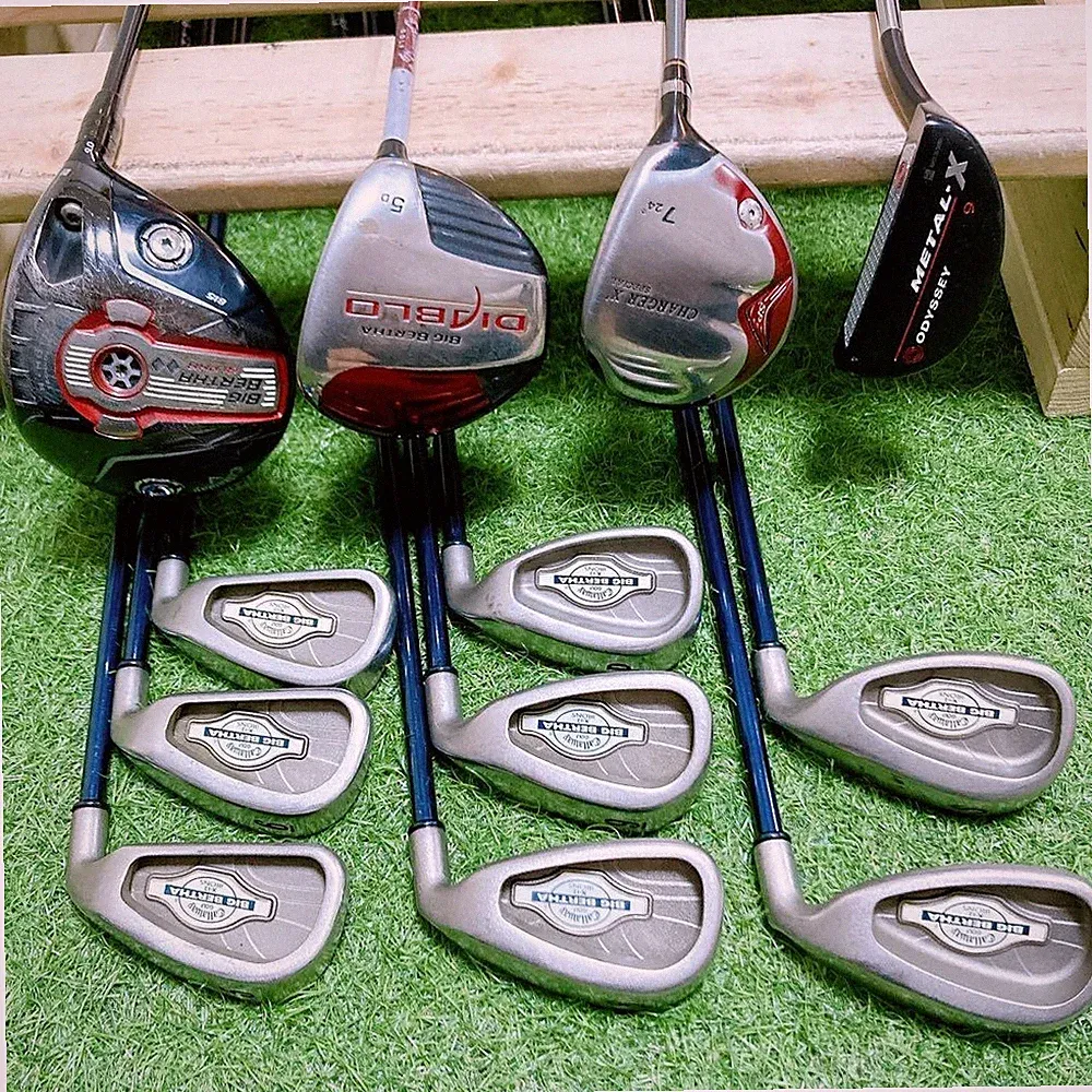EM3 Callaway Big Bertha Odyssey Mens Golf Clubs Set Beginner 12pc Only