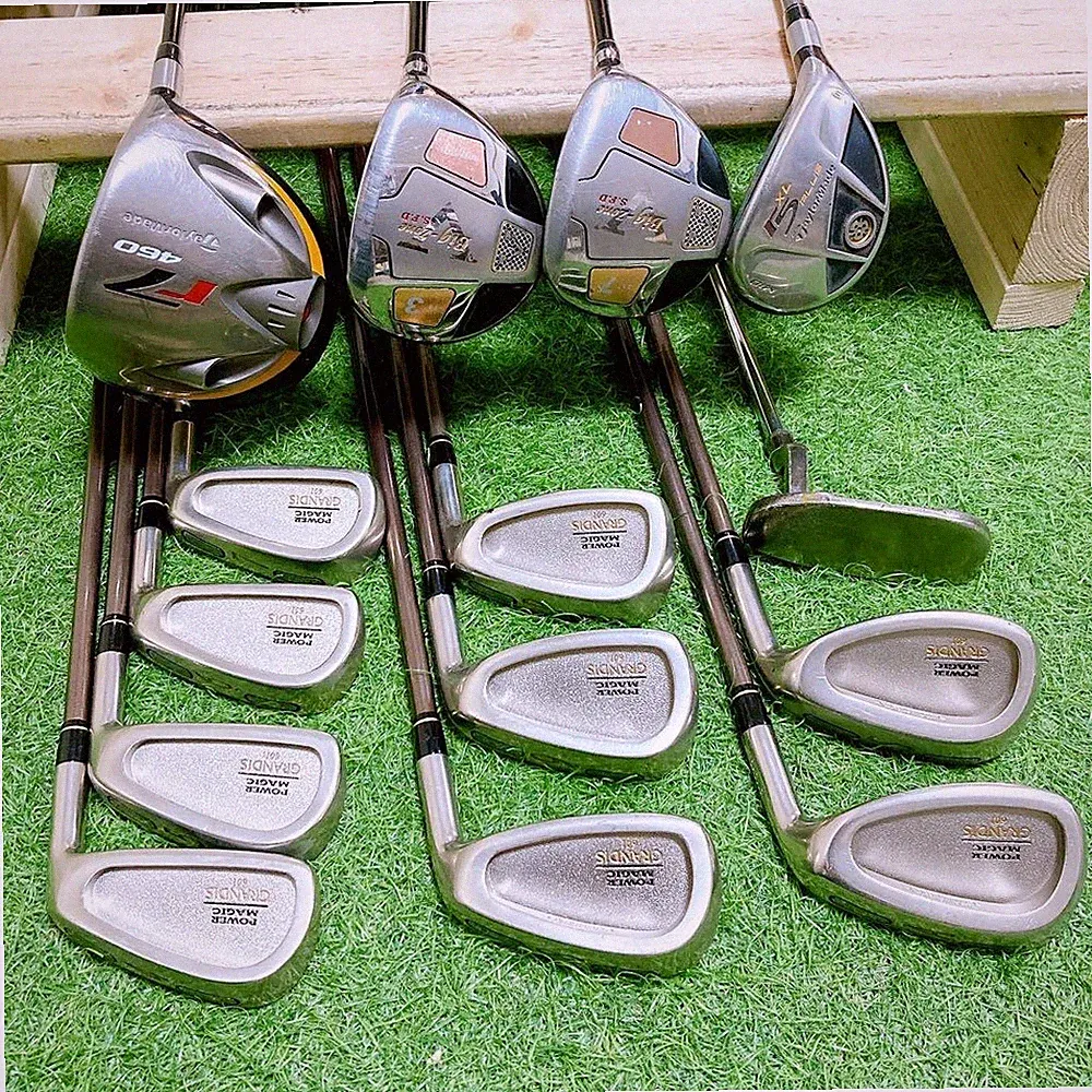 EM3 TaylorMade Mens Golf Clubs Set Beginner 14pc With Munsingwear Bag Right