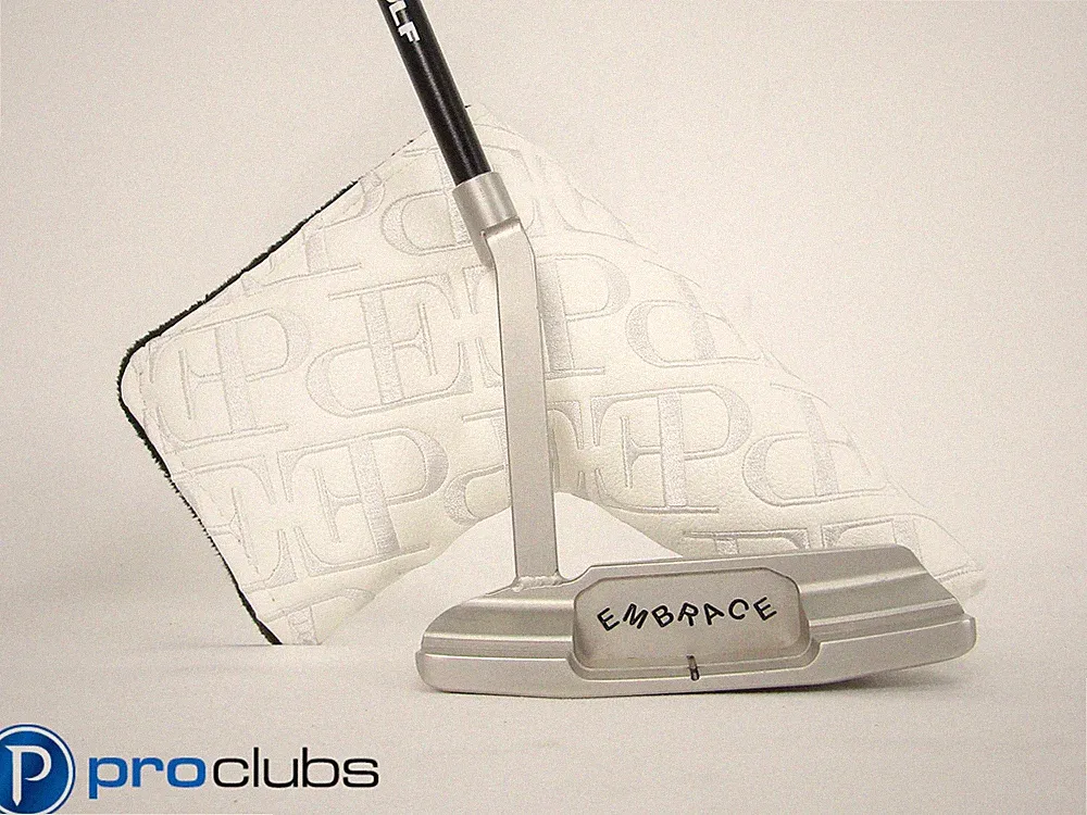 EMBRACE MONZA WIDE BODY WELDED PLUMBERS LONG NECK PUTTER w/ LA GOLF SHAFT!!!