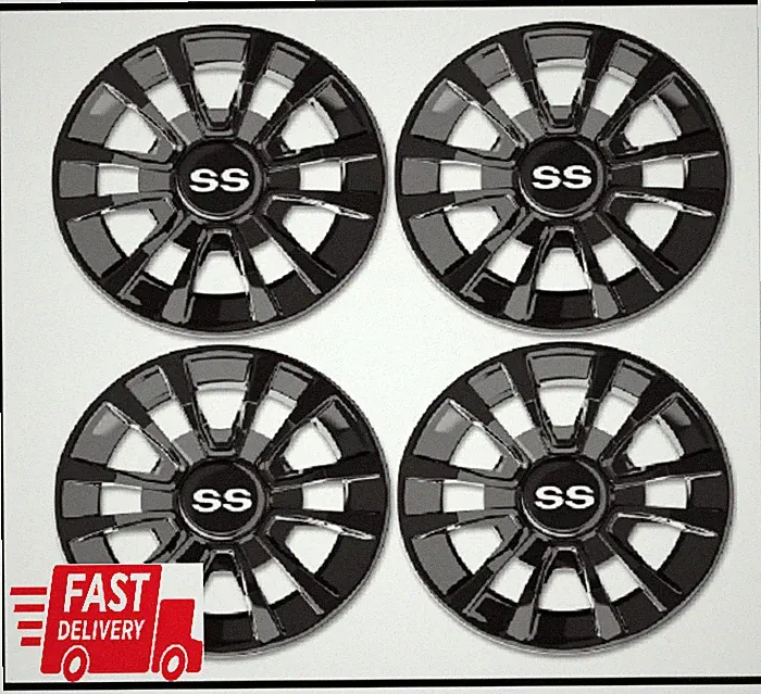 ENEKERP Golf Cart 8in Wheel Covers Hub Caps Set of 4 for Club Car EZGO Yamaha