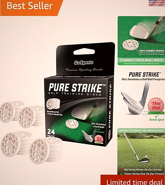 Enhance Your Game: Pure Strike Golf Training Discs Set of 24 for All Clubs