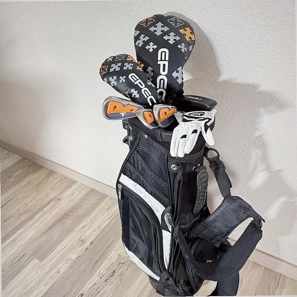 EPEC Junior Golf Set w/Stand Bag Driver 22° Hybrid 31° Putter SW 9 7 5 Irons