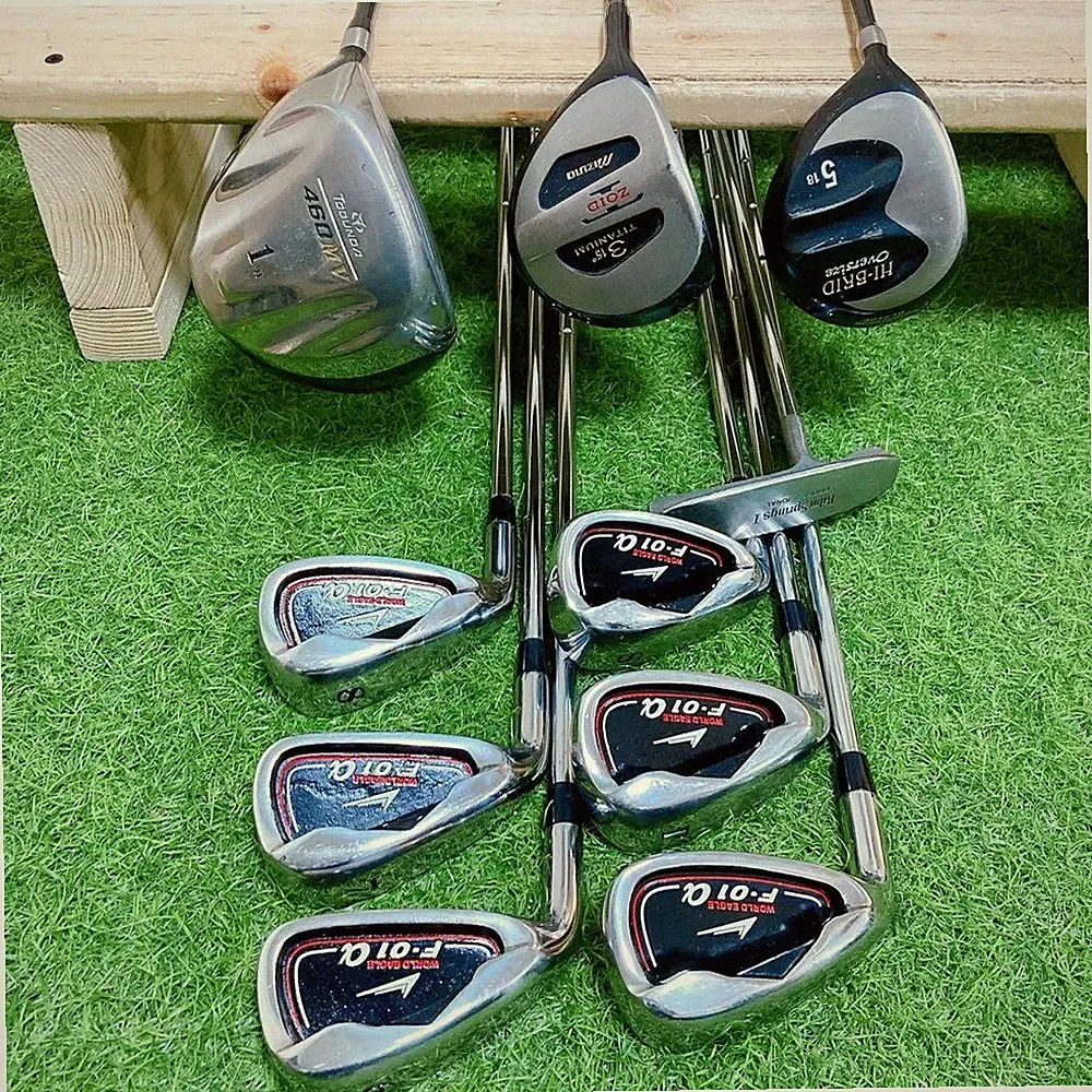 ES2 Mizuno Dunlop Left Handed Mens Golf Clubs Set Ready to Play Lefty 10pc