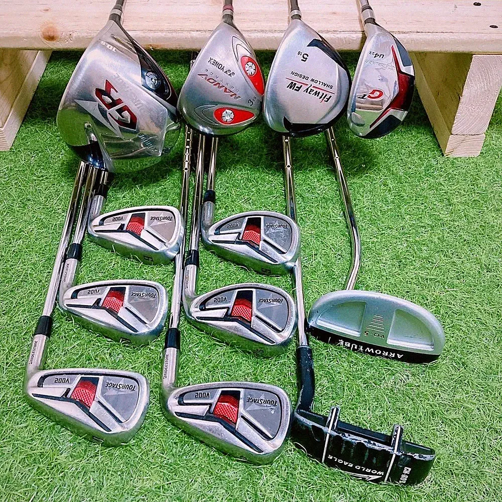 ES3 Bridgestone X-DRIVE GR Mens Golf Clubs Set Beginner 12pc Clubs Only