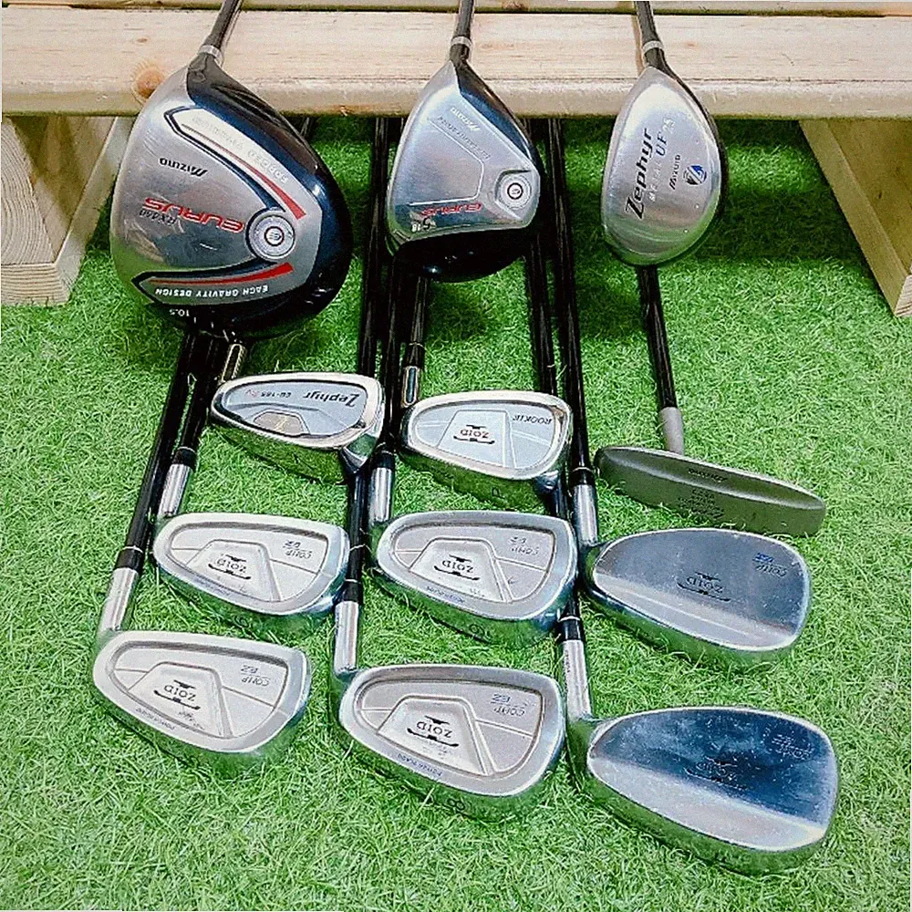 ES5 Mizuno T-ZOID EURUS Mens Golf Clubs Set Beginner 12pc Clubs Only