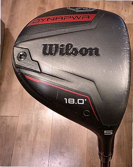 Excellent 2024 Wilson Dynapwr 18* 5 Wood with Hazardus RDX Regular Flex Shaft