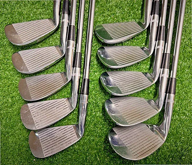 EXCELLENT Ben Hogan Radial Iron Set 2-E+SW / Apex Regular Steel NEW GRIPS sa6892