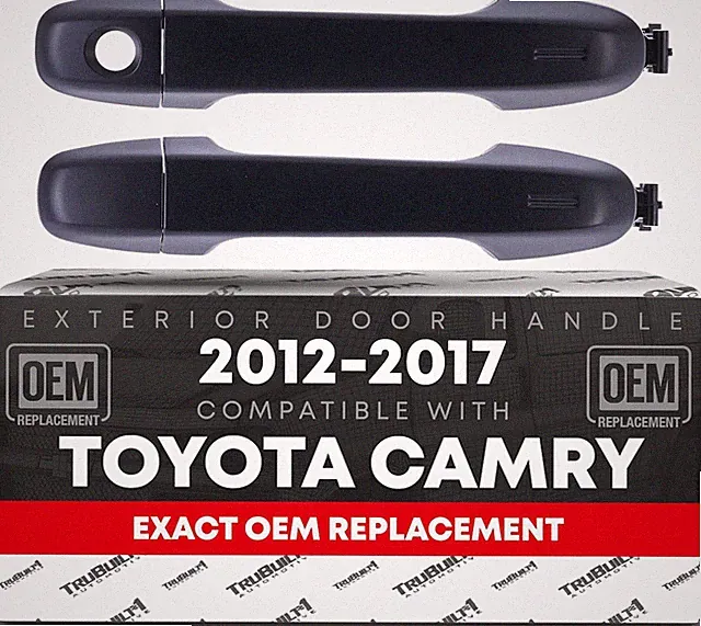 Exterior Front Driver & Passenger Door Handle - Compatible with 2012-2020 Toyota