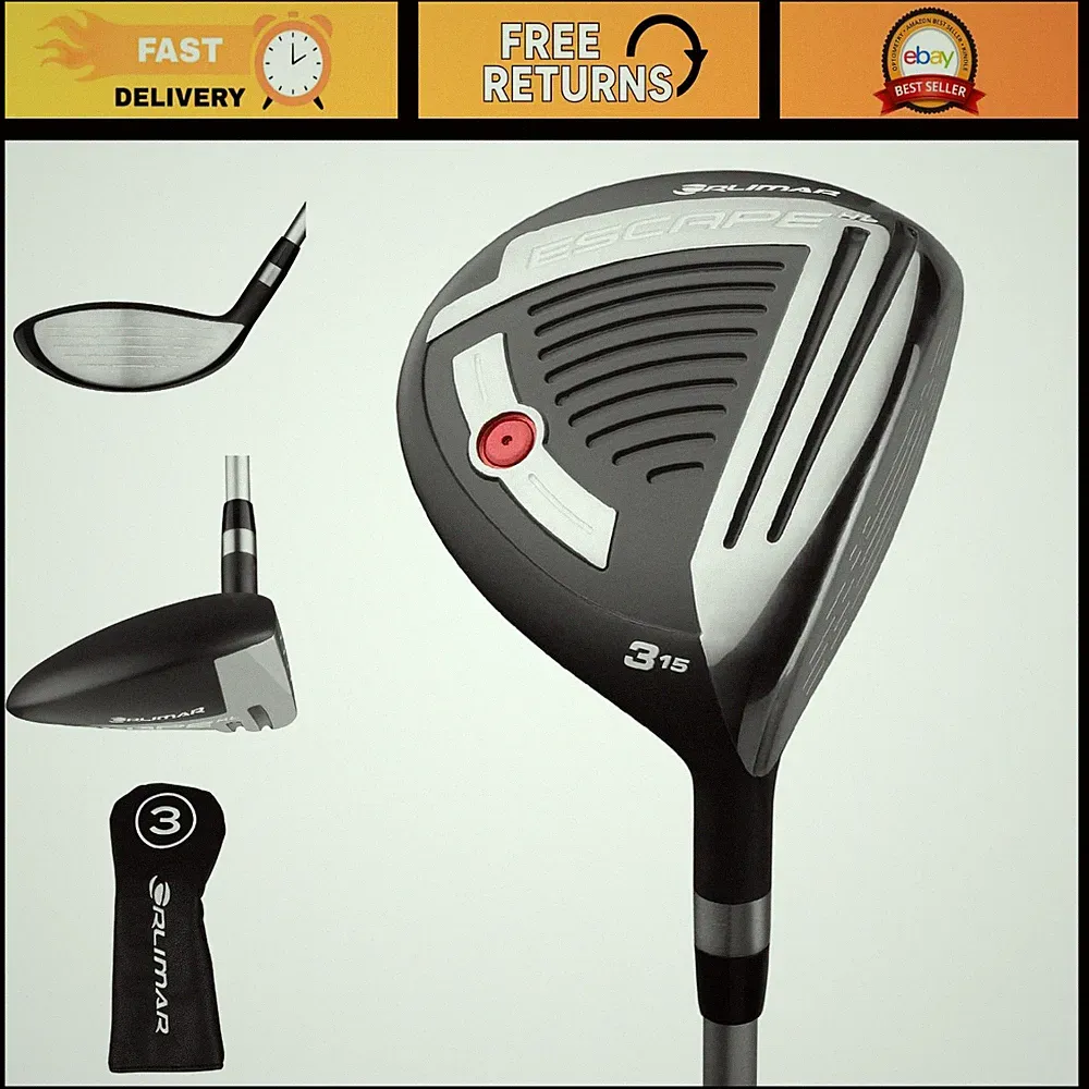 Fairway Wood Golf Clubs for Men & Women - Right/Left Handed, #3-15, Seniors