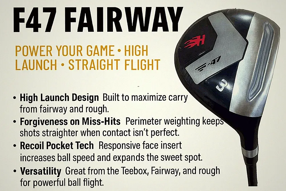 Fairway Woods #1 Distance Accuracy Easy-To-Hit 3-5-7 CUSTOM MADE -Pick your Club