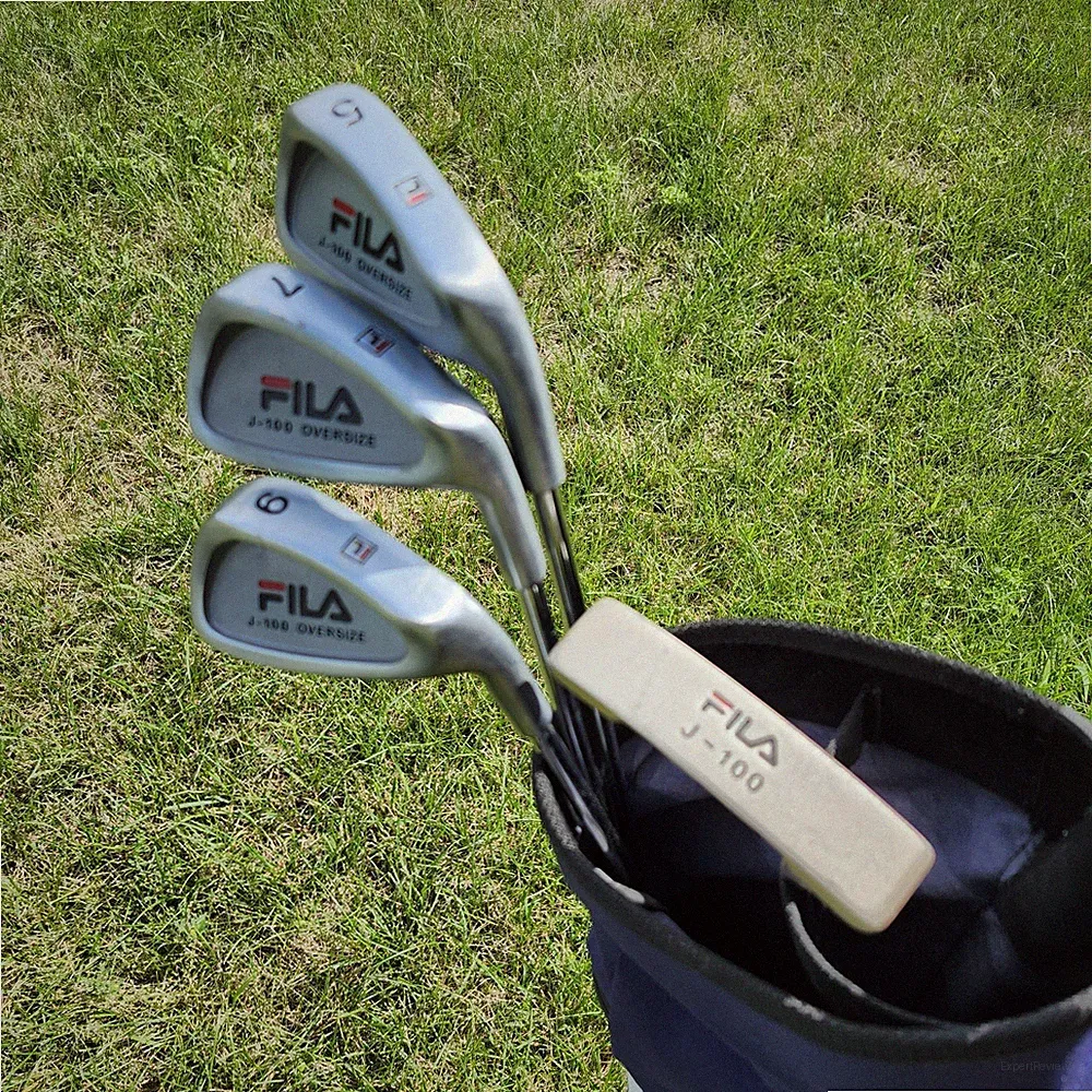 FILA J-100 Youth Golf Set, 5, 7, 9 Irons, Putter, Bag, For 54" to 60" Tall