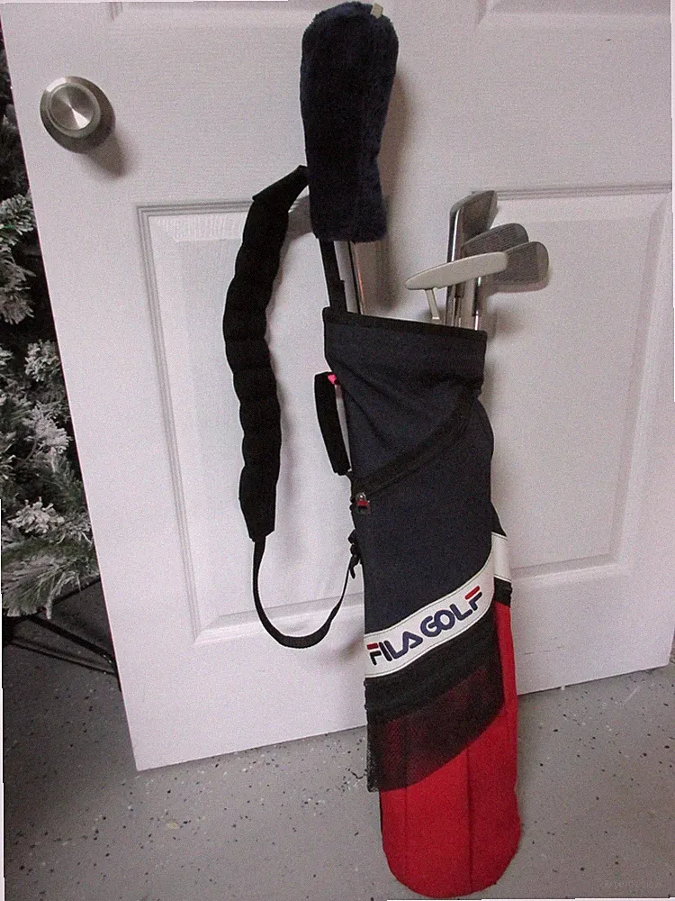 FILA J-100 Youth Golf Set, Driver, 5,7,9 Irons, Putter, Bag, For 54" to 60" Tall