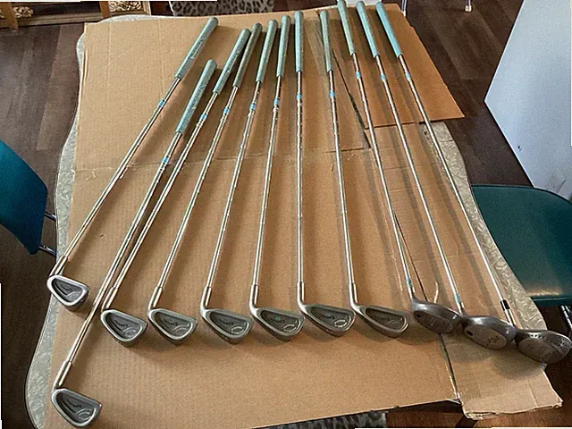 FIRST FLIGHT IRONS 3-9,P,DRIVERS1,3,5,NANCY LOPEZ OVERSIZE 1 ,LAMKIN PUTTER GOLF