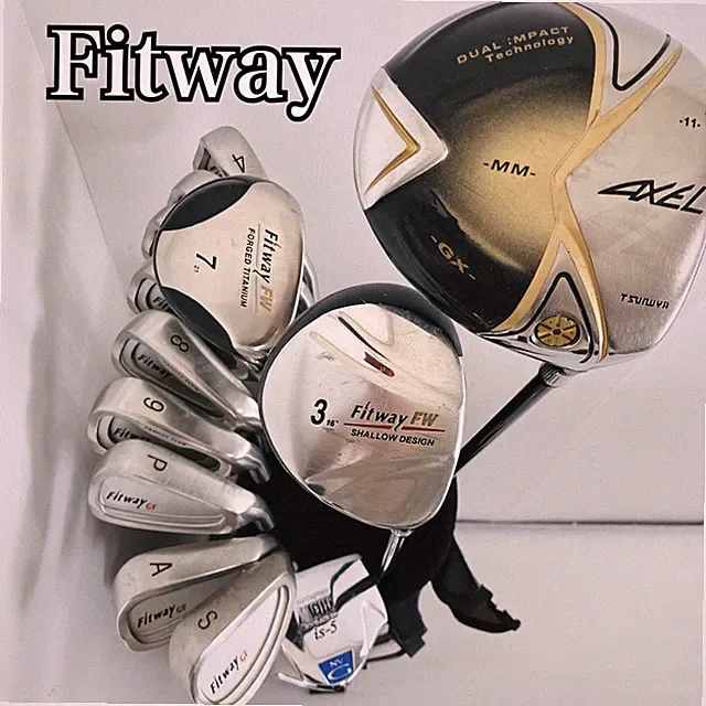 Fitway Golf Clubs – Full Set, Golf Set, Club Set, Men’s, Beginners, 86Y-98