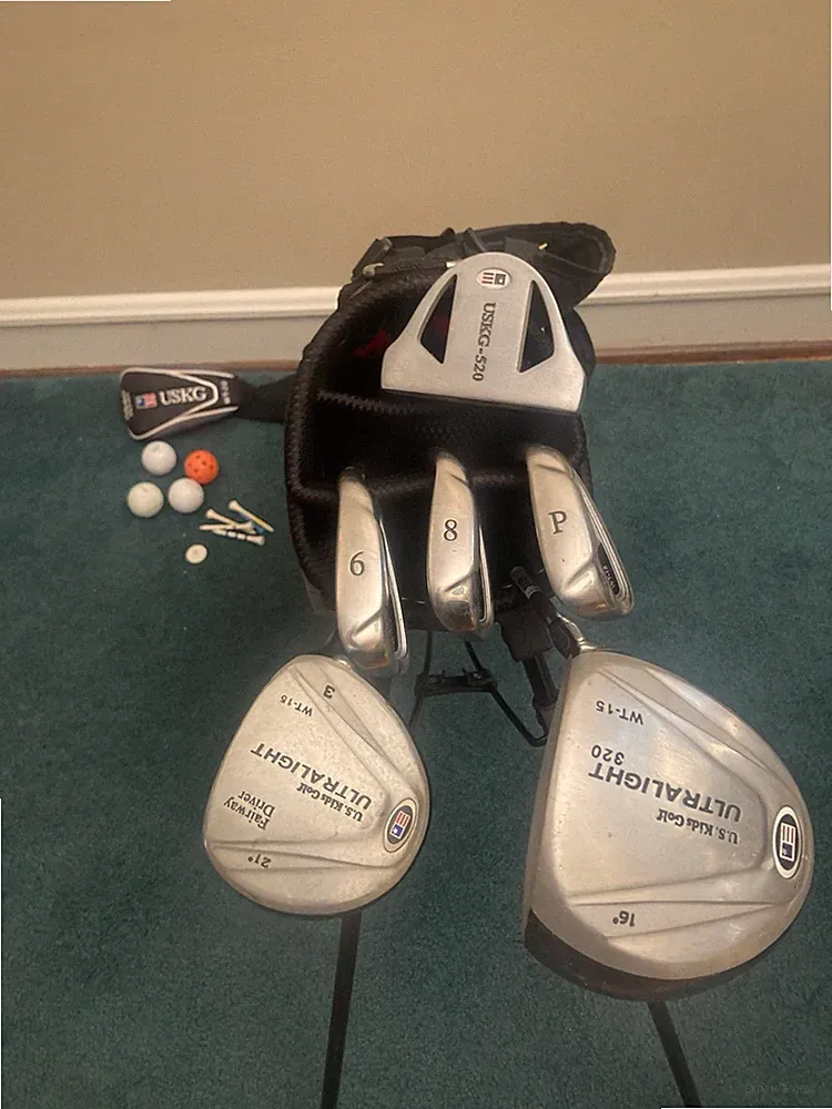 For 50-57”Tall RH US Kids Golf Youth UL54 Junior Club Starter Set USKG Purple 54