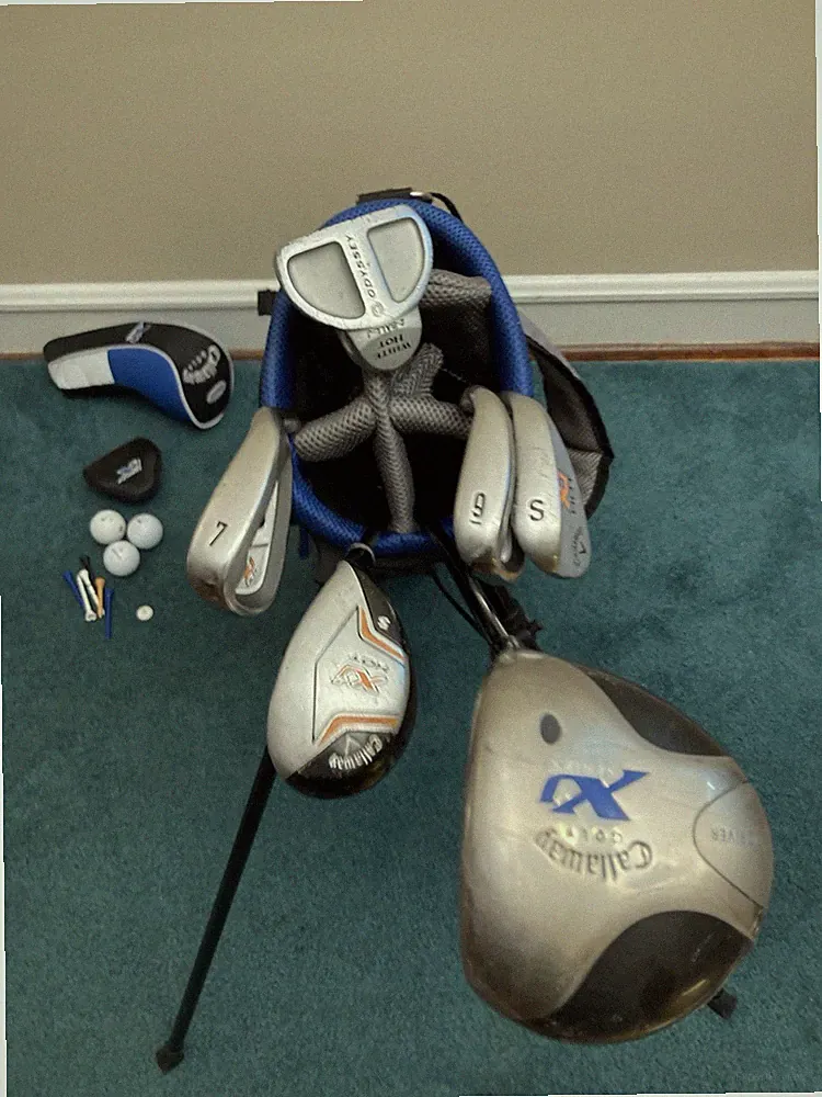 For 53-60” Tall RH Kids Callaway XJ Junior Golf Club Set LEVEL 3 Youth US