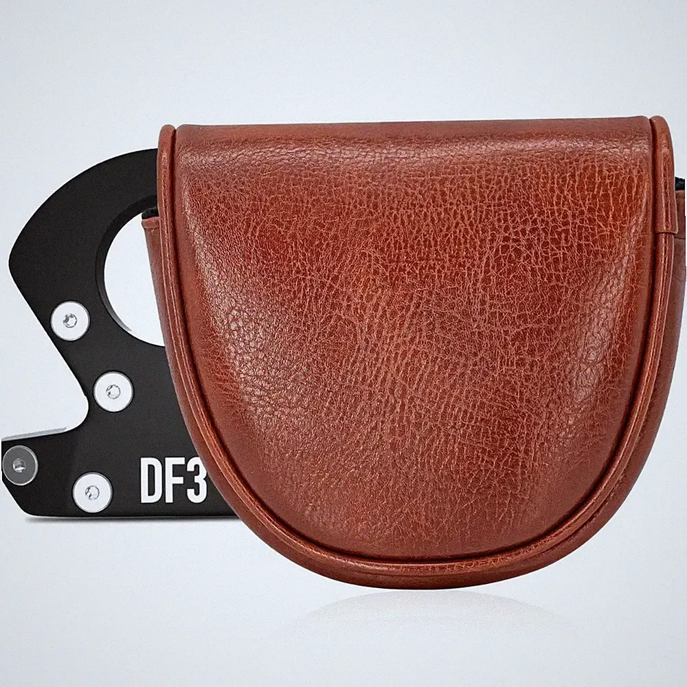 For LAB Golf DF3 Center Shaft Mallet Putter Cover, Brown