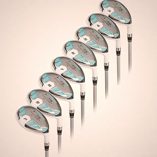 Forgan F35 Full Hybrid Golf Iron Set 3-PW, Ladies Right Hand, Graphite