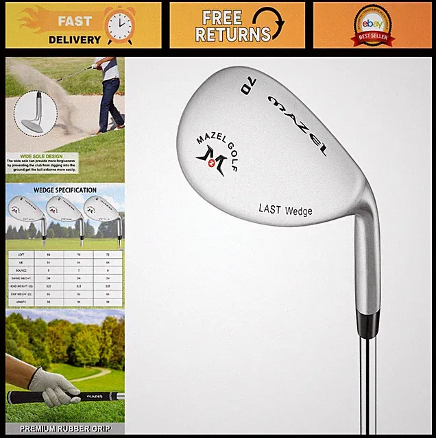 Forged Golf Wedges Set for Men & Women - Gap, Sand, Lob Wedge for Bunkers
