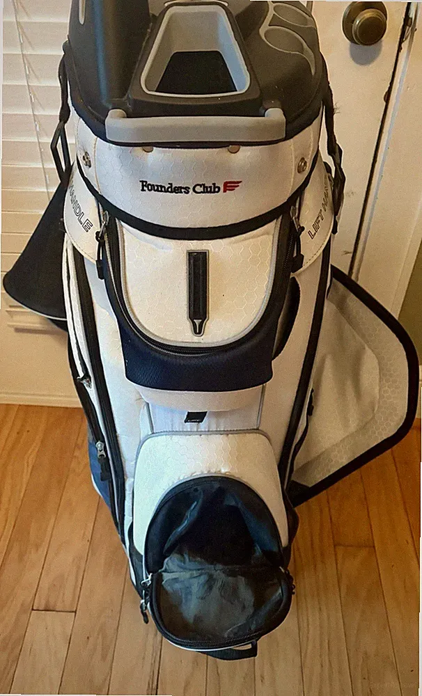 Founders Club 3G 14-Way Organizer Top Golf Cart Bag w/Full Length Never Used