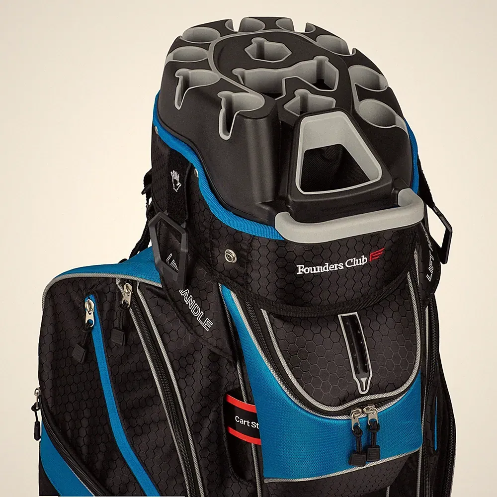 Founders Club 3G 14 Way Organizer Top Golf Cart Bag with Full Length Dividers