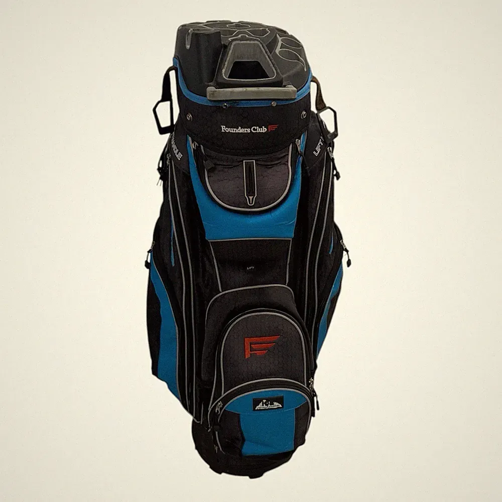 Founders Club 3G 14-Way Organizer Top Golf Cart Carry Bag w/Full Length Dividers
