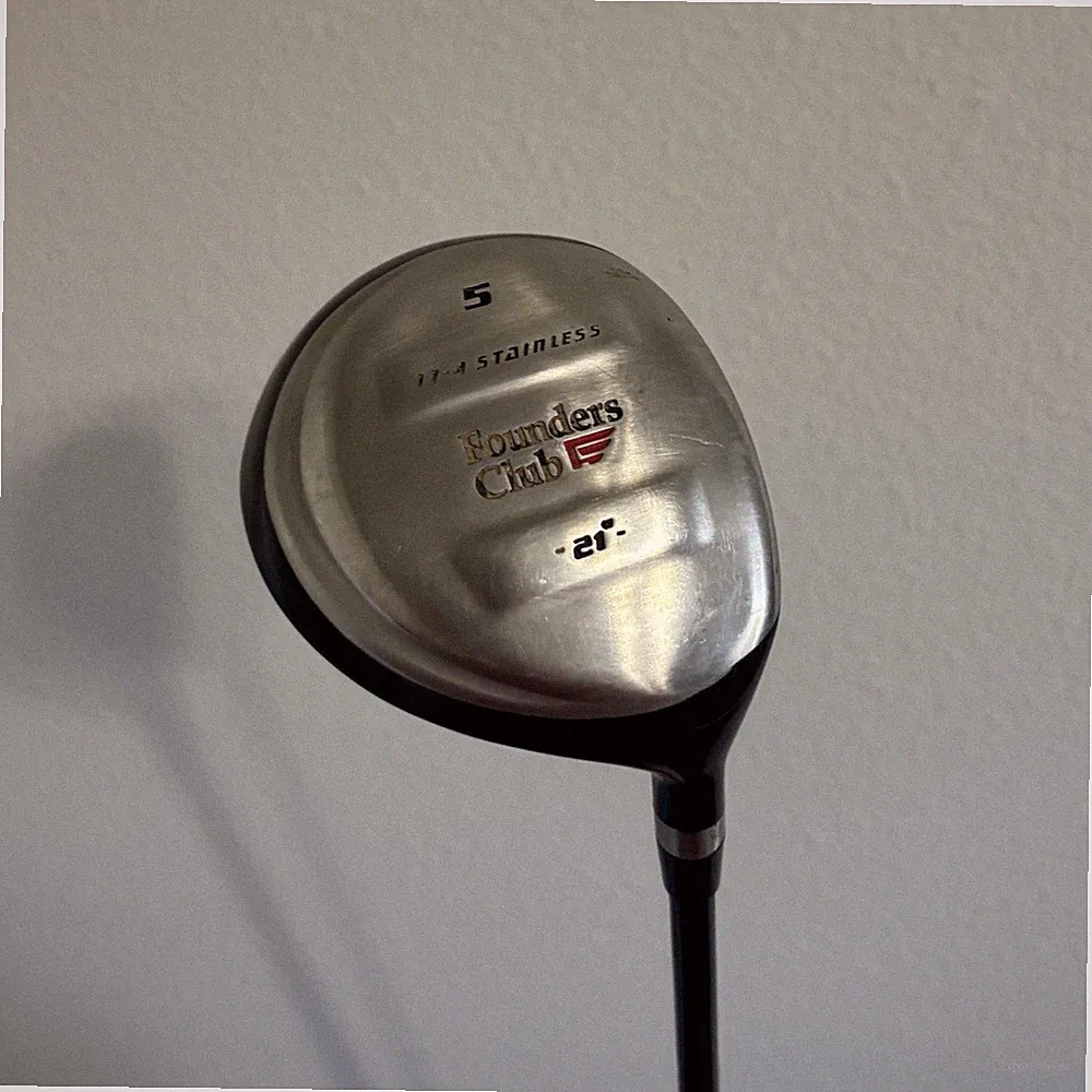 Founders Club 5 Fairway Wood 21* Stainless Steel Graphite Shaft Right Handed 43"
