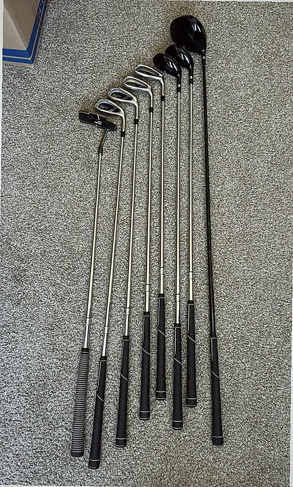 Founders Club 8 Club Set Stainless Putter Driver Iron Right Handed