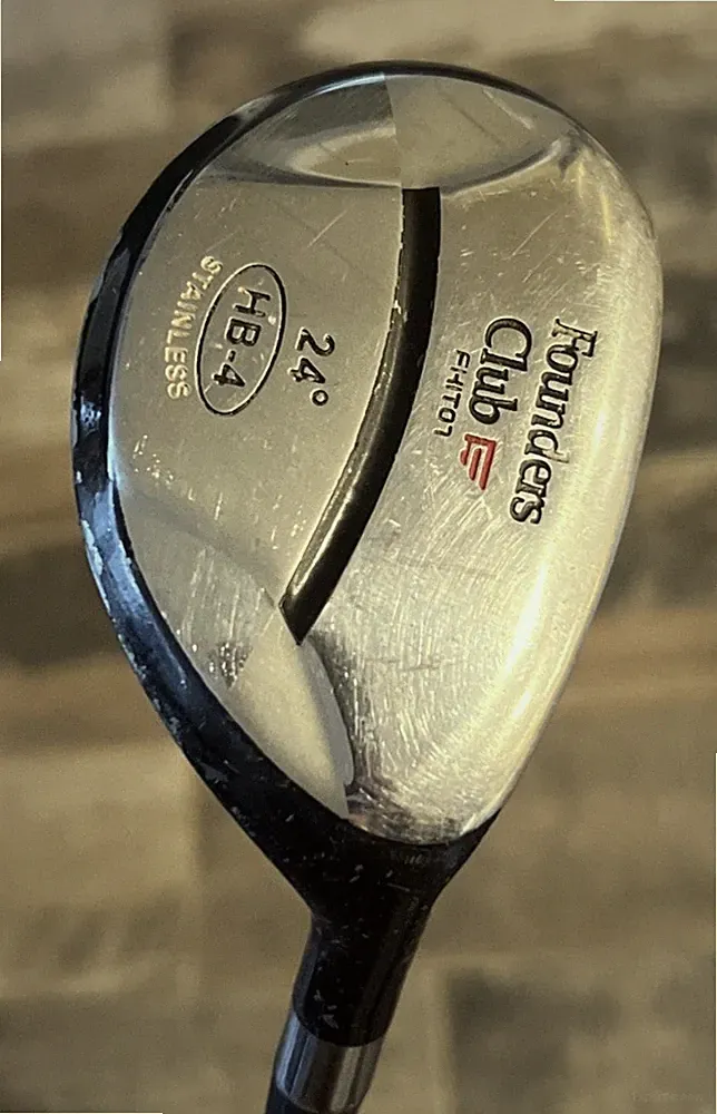 Founders Club FKIT07 HB-4 Hybrid 24° Graphite Shaft RH Golf Club RH
