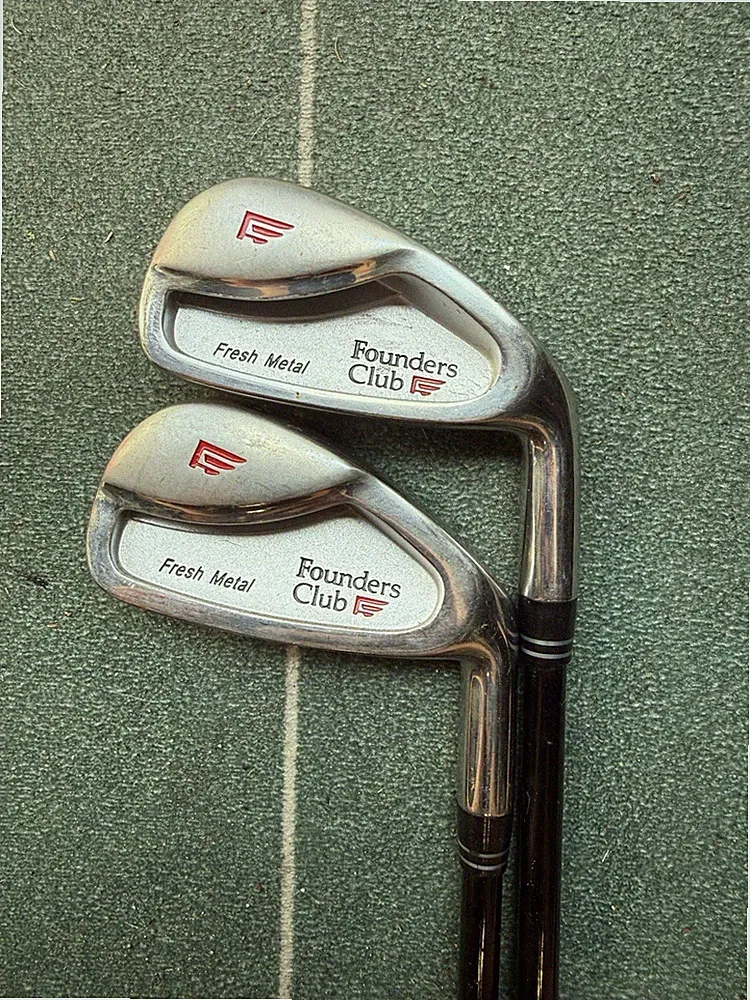 Founders Club Fresh Metal 3-4 Iron Golf Clubs R Flex Graphite Shafts RH