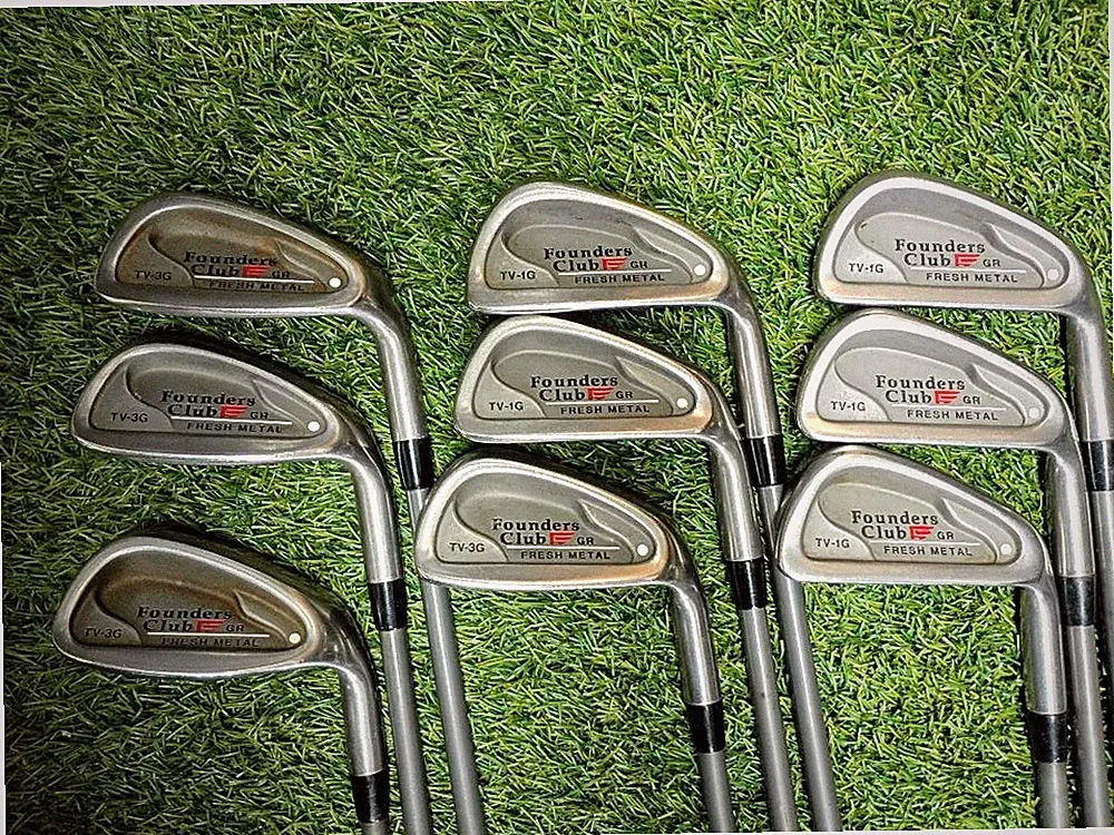 Founders Club Fresh Metal IRONS 3-SW w/ Graphite Senior Shafts RH good grips