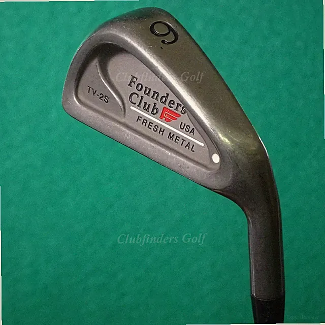 Founders Club Fresh Metal TV-2S Single 6 Iron Formula MP 300 Steel Stiff