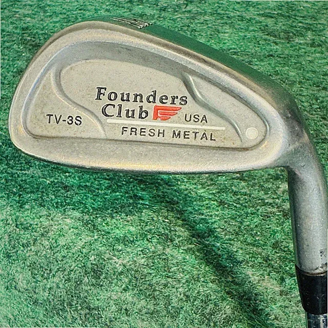 Founders Club Fresh Metal TV-3S Pitching Wedge Mens RH 36 In Steel Silver USA