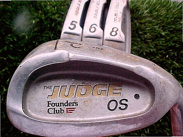 Founders Club JUDGE OS Oversize Golf Clubs irons set w S Flex Graphite 5 6 8 PW