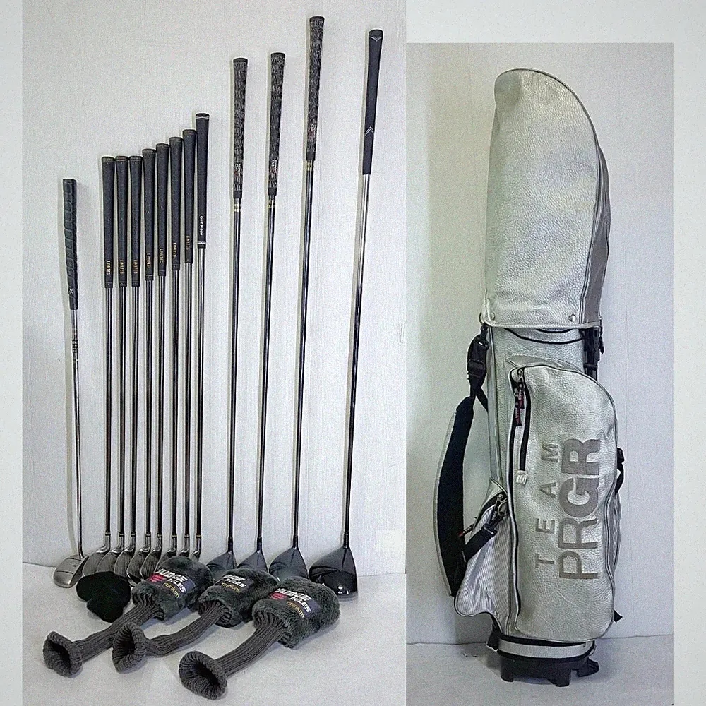 Founders Club Men's Golf Club Set 13 Clubs Driver Fairway Wedges Bag