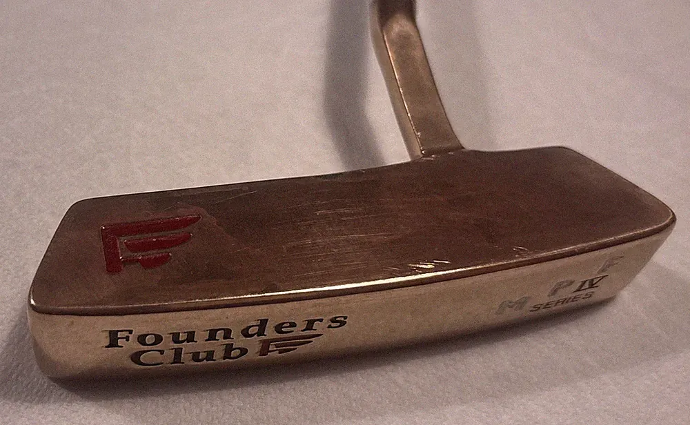 Founders Club MPF IV Series BeCu Putter, EUC Orig Grip, RH, 35”, Mint Restore.