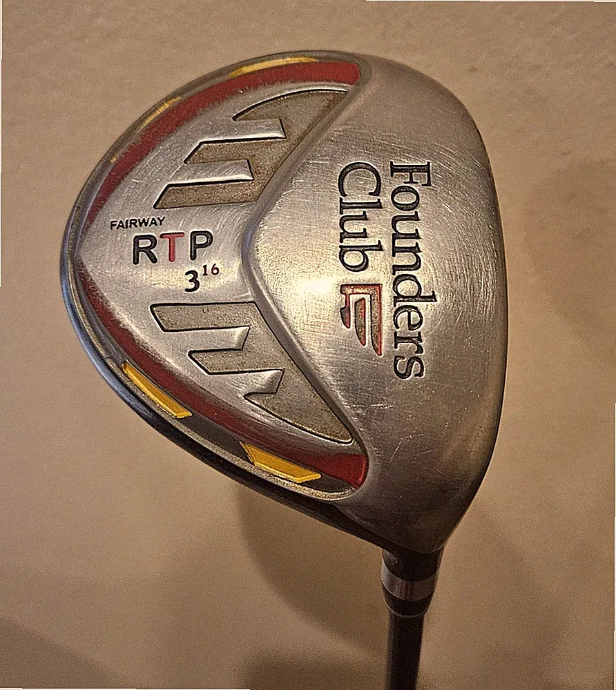 Founders Club RTP 3 Wood Fairway 16 Degree Mens Flex Graphite Right Handed