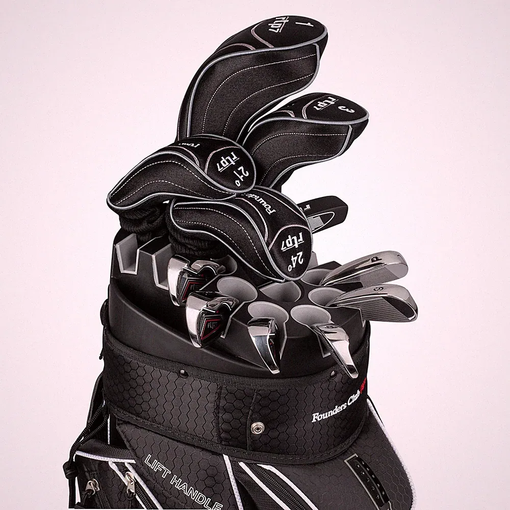 Founders Club RTP7 Men s Golf Club Set with 14 Way Organizer Golf Bag Right Hand