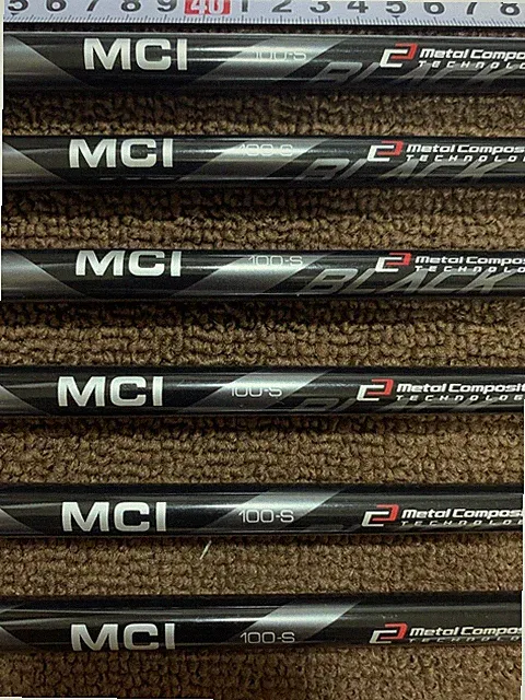 Fujikura MCI BLACK 100-S Iron Shaft Set of 6 Golf Club Replacement