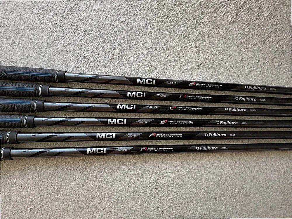 Fujikura MCI Black Iron Set 5-10 Stainless Steel Golf Clubs Good
