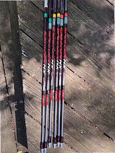 Fujikura Speeder NX Red Iron Shafts With TaylorMade Club Fitting Adapters