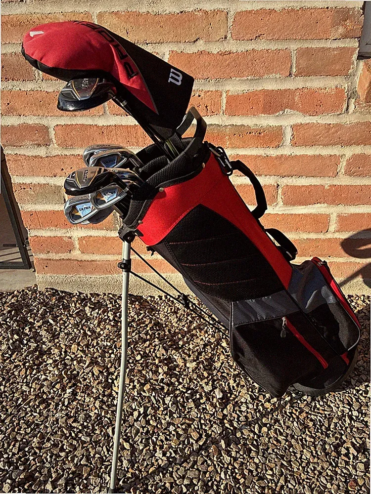 Full Golf Set 5-PW,52,60deg, 4h, 3wood, Driver Putter RH With Bag, Driver Cover