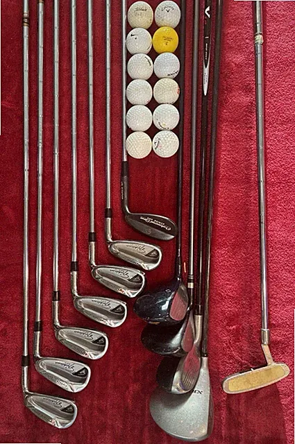 Full Golf Set Nicklaus, 5-SW Irons 3 & 5 Wood, 4hy Driver And Putter With Bag